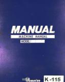 Komatsu-Komatsu Forklift H20.Z Series, Gas Engine Parts Manual 1989-H20.Z-02